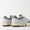 + MSFTSrep 0.01 Mesh-Trimmed Faux Suede and Leather Sneakers - BK + MSFTSrep 0.01 Mesh-Trimmed Faux Suede and Leather Sneakers - BK