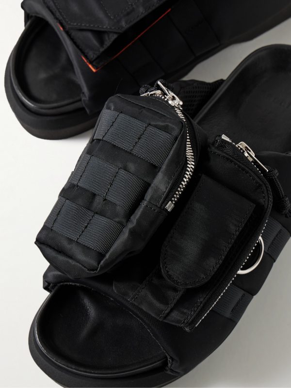 Webbing-Trimmed Shell Slides - CU Webbing-Trimmed Shell Slides - CU