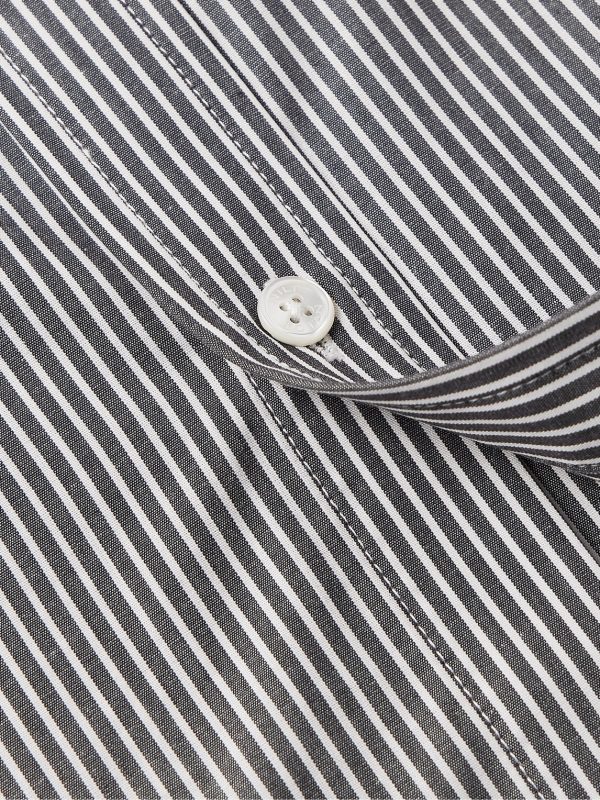 Finn Striped Cotton-Poplin Shirt - CU