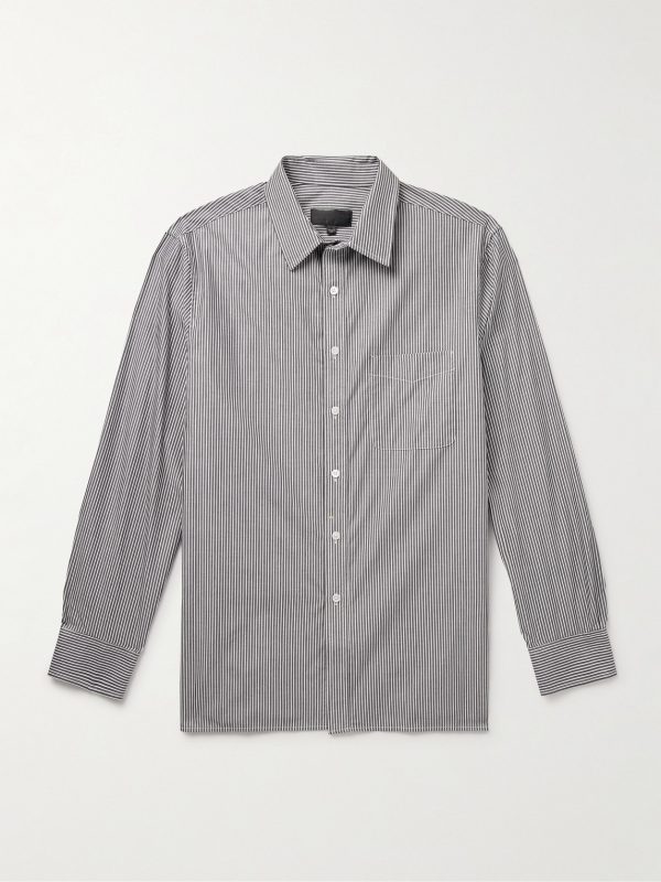 Finn Striped Cotton-Poplin Shirt