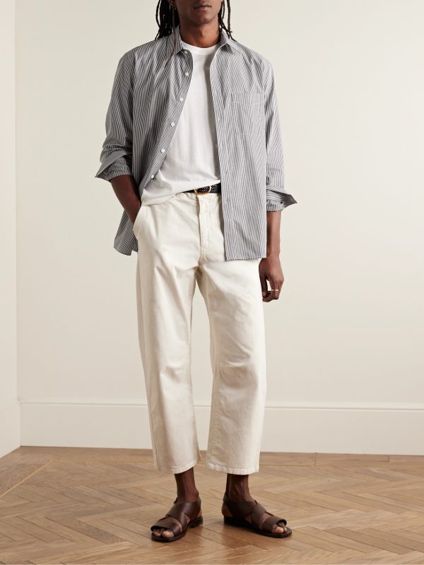 Finn Striped Cotton-Poplin Shirt - OU