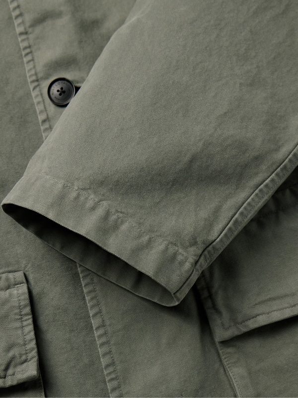 Romeo Cotton-Canvas Overshirt - E1