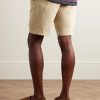 Straight-Leg Linen Shorts - BK Straight-Leg Linen Shorts - BK