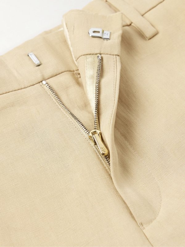 Straight-Leg Linen Shorts - E1 Straight-Leg Linen Shorts - E1