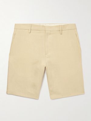 Straight-Leg Linen Shorts Straight-Leg Linen Shorts