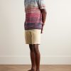 Straight-Leg Linen Shorts - OU Straight-Leg Linen Shorts - OU