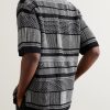 Striped Knitted Organic Cotton Shirt - BK