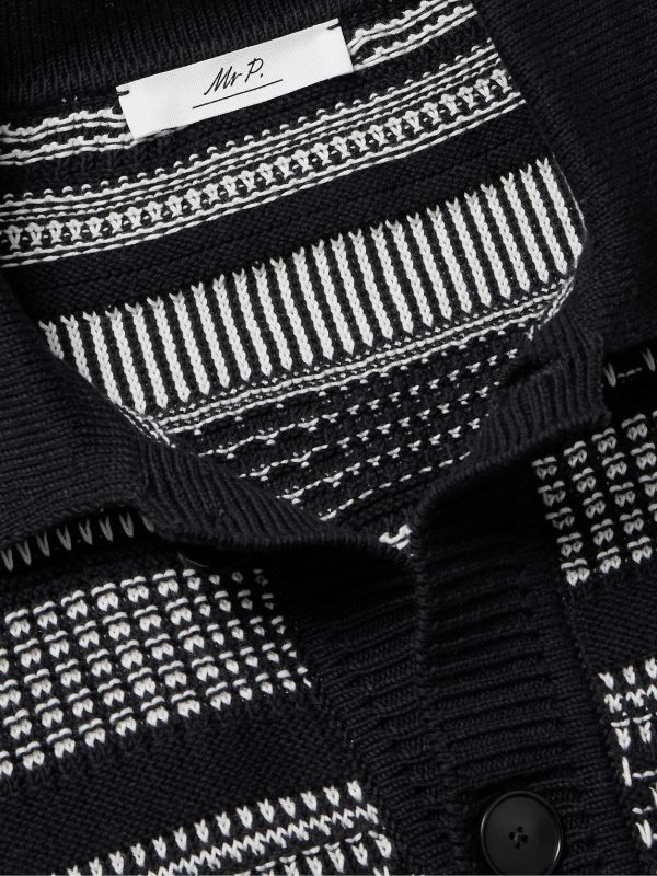 Striped Knitted Organic Cotton Shirt - CU