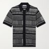 Striped Knitted Organic Cotton Shirt