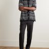 Striped Knitted Organic Cotton Shirt - OU