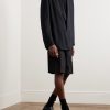 Oversized Unstructured Silk Blazer - OU