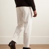 Slim-Fit Pleated Cotton and Wool-Blend Twill Trousers - BK