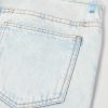 Straight-Leg Distressed Denim Bermuda Shorts - CU Straight-Leg Distressed Denim Bermuda Shorts - CU