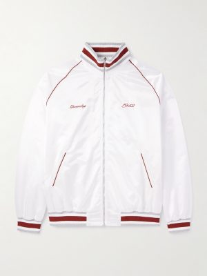 Logo-Embroidered Satin-Twill Track Jacket Logo-Embroidered Satin-Twill Track Jacket