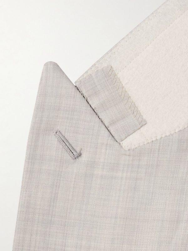 Double-Breasted Wool-Twill Blazer - E1 Double-Breasted Wool-Twill Blazer - E1