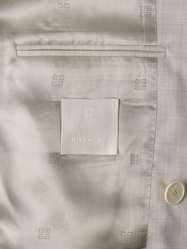 Double-Breasted Wool-Twill Blazer - E2 Double-Breasted Wool-Twill Blazer - E2