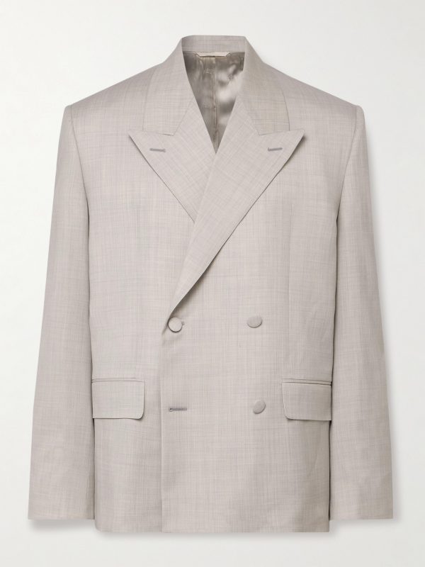 Double-Breasted Wool-Twill Blazer Double-Breasted Wool-Twill Blazer