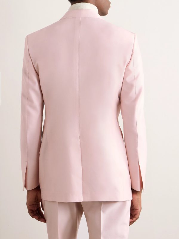 Atticus Wool and Silk-Blend Suit Jacket - BK Atticus Wool and Silk-Blend Suit Jacket - BK
