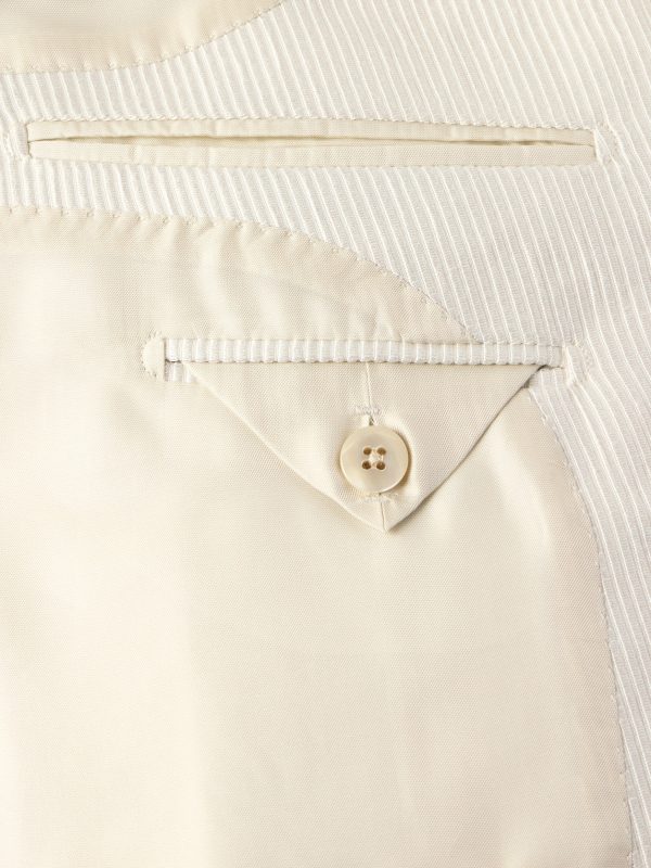 Atticus Double-Breasted Cotton and Silk-Blend Corduroy Suit Jacket - E2 Atticus Double-Breasted Cotton and Silk-Blend Corduroy Suit Jacket - E2