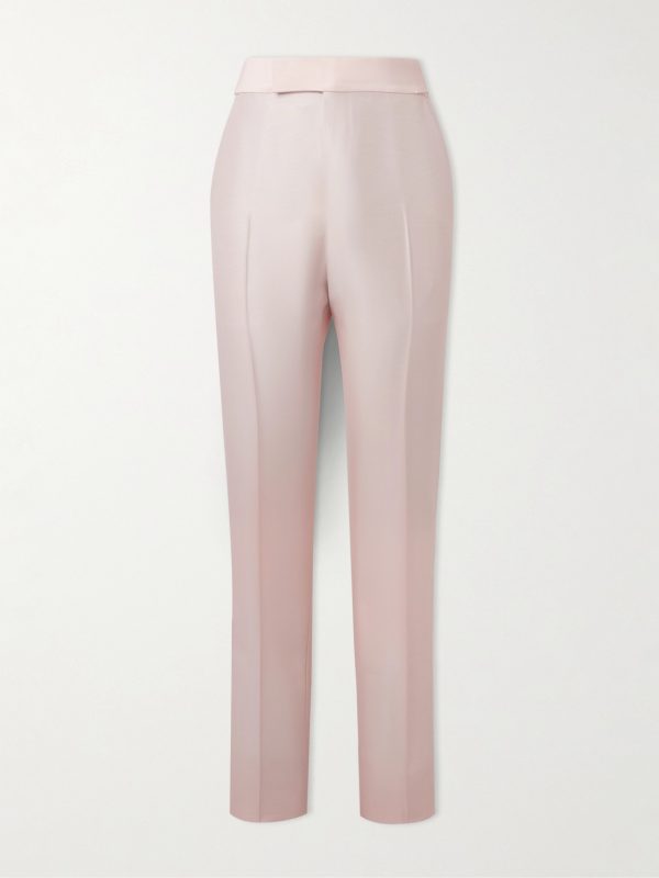Atticus Slim-Fit Tapered Wool and Silk-Blend Twill Suit Trousers