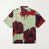 Camp-Collar Floral-Print Silk-Twill Shirt Camp-Collar Floral-Print Silk-Twill Shirt