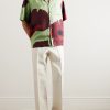 Camp-Collar Floral-Print Silk-Twill Shirt - OU Camp-Collar Floral-Print Silk-Twill Shirt - OU