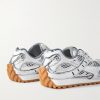 Orbit Metallic Rubber and Mesh Sneakers - BK