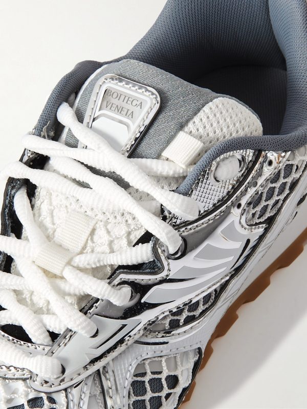 Orbit Metallic Rubber and Mesh Sneakers - CU