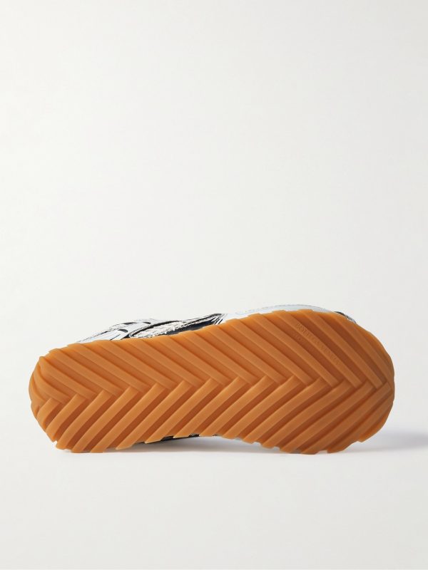 Orbit Metallic Rubber and Mesh Sneakers - E1