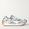 Orbit Metallic Rubber and Mesh Sneakers