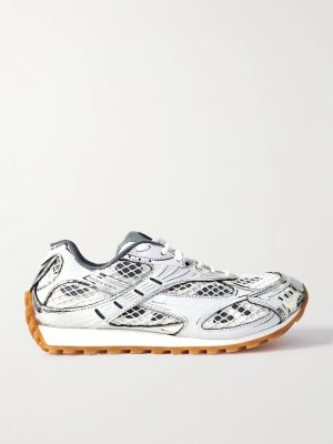 Orbit Metallic Rubber and Mesh Sneakers Orbit Metallic Rubber and Mesh Sneakers