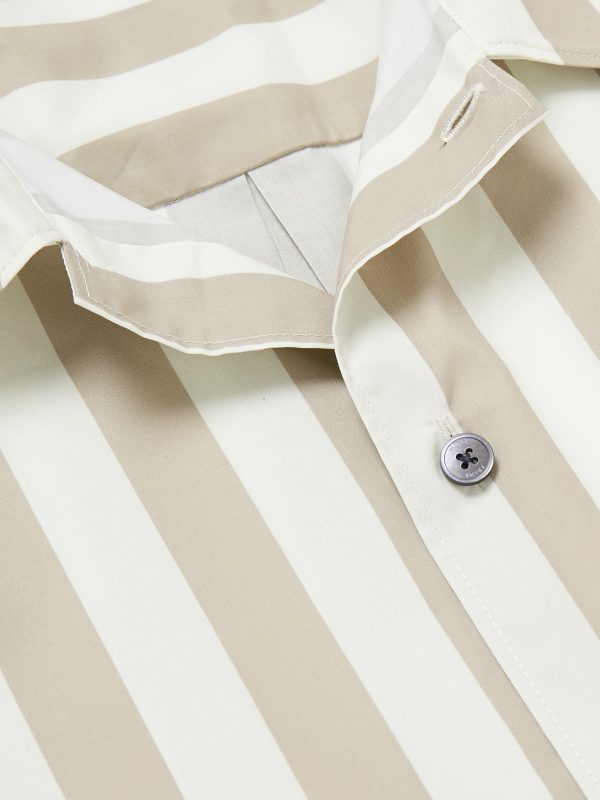Striped Cotton-Poplin Shirt - CU Striped Cotton-Poplin Shirt - CU