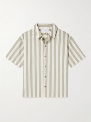 Striped Cotton-Poplin Shirt Striped Cotton-Poplin Shirt