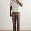 Striped Cotton-Poplin Shirt - OU Striped Cotton-Poplin Shirt - OU