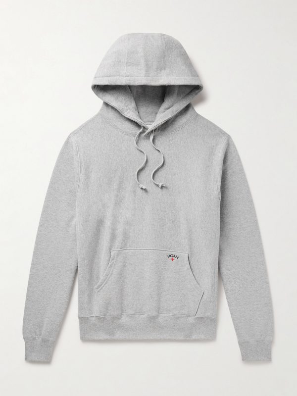 Logo-Embroidered Cotton-Jersey Hoodie Logo-Embroidered Cotton-Jersey Hoodie