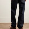 Straight-Leg Pleated Jeans - BK