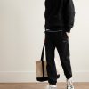 Core Tapered Logo-Embroidered Cotton-Jersey Sweatpants - OU Core Tapered Logo-Embroidered Cotton-Jersey Sweatpants - OU