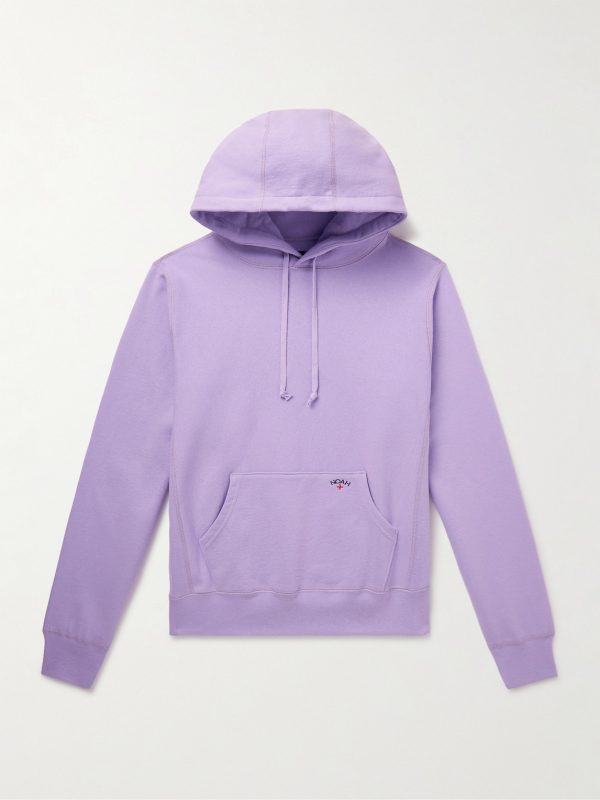 Logo-Embroidered Cotton-Jersey Hoodie Logo-Embroidered Cotton-Jersey Hoodie