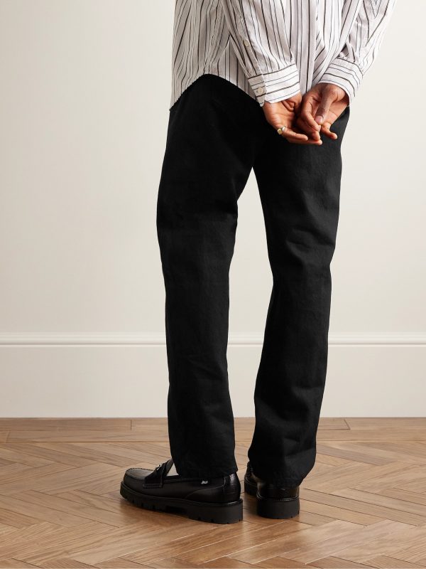 Straight-Leg Selvedge Jeans - BK Straight-Leg Selvedge Jeans - BK