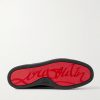 Louis Logo-Embellished Suede High-Top Sneakers - E1 Louis Logo-Embellished Suede High-Top Sneakers - E1