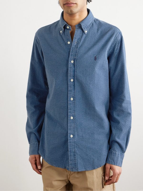 Cotton-Seersucker Shirt - FR Cotton-Seersucker Shirt - FR
