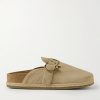 Turbach Jute-Trimmed Suede Clogs Turbach Jute-Trimmed Suede Clogs
