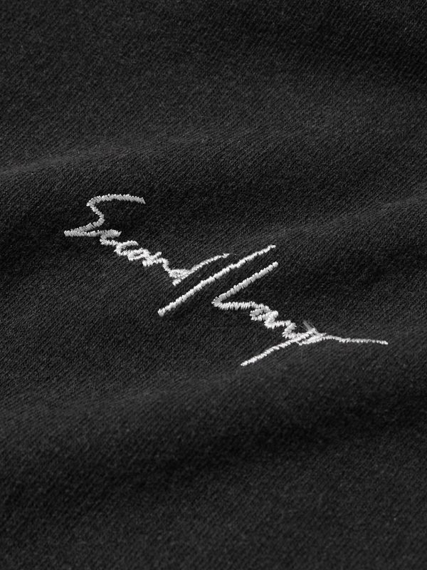 Cropped Distressed Logo-Embroidered Cotton-Jersey T-Shirt - CU Cropped Distressed Logo-Embroidered Cotton-Jersey T-Shirt - CU