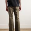 El Valluco Straight-Leg Cotton-Blend Trousers - BK