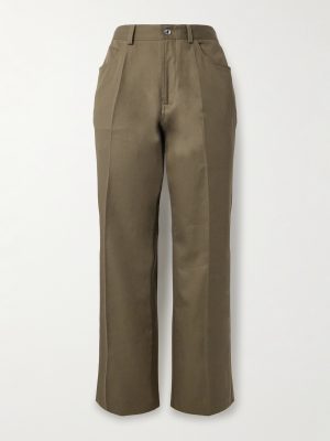 El Valluco Straight-Leg Cotton-Blend Trousers El Valluco Straight-Leg Cotton-Blend Trousers