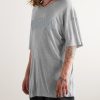Distressed Printed Cotton-Jersey T-Shirt - FR Distressed Printed Cotton-Jersey T-Shirt - FR