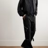 Wide-Leg Zip-Detailed Cotton-Canvas Cargo Trousers - OU Wide-Leg Zip-Detailed Cotton-Canvas Cargo Trousers - OU