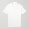 Logo-Jacquard Piqué Polo Shirt