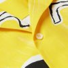 Jean Camp-Collar Printed Cotton Shirt - CU Jean Camp-Collar Printed Cotton Shirt - CU