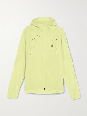 + POST ARCHIVE FACTION Printed Shell Hooded Running Jacket